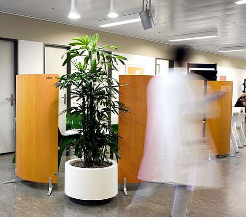 Wartezimmer im Spital ASIM